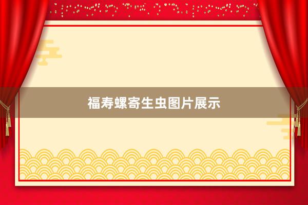 福寿螺寄生虫图片展示